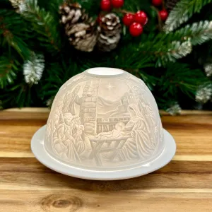 Luumii Lights LED Holiday Motif Porcelain Dome