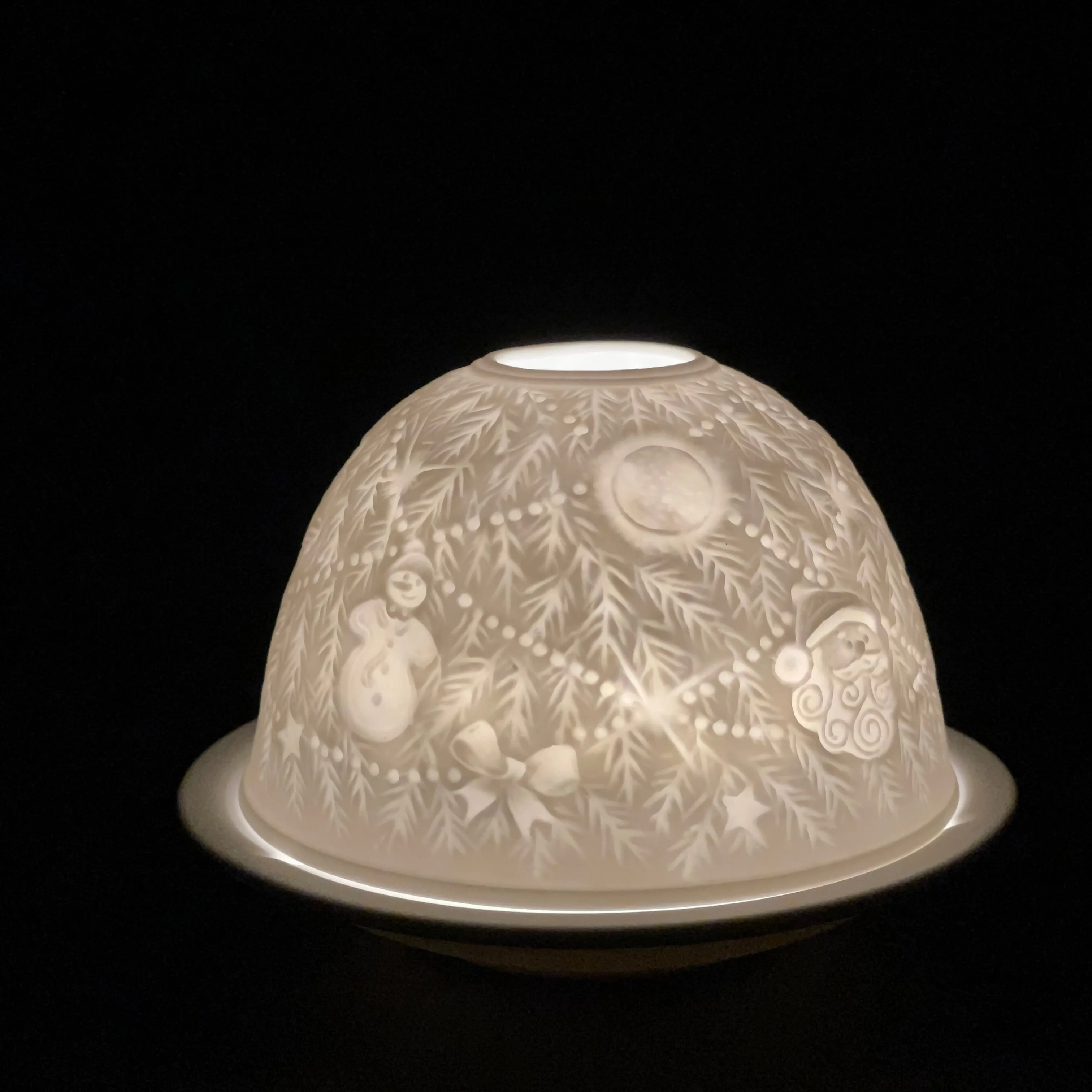 Luumii Lights LED Holiday Motif Porcelain Dome