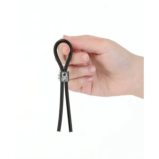 Lux Active Tether Adjustable Cock Tie - Black