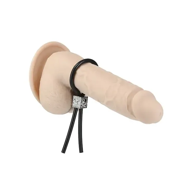 Lux Active Tether Adjustable Cock Tie - Black