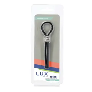 Lux Active Tether Adjustable Cock Tie - Black