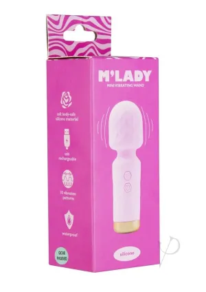 Mlady Mini Vibrating Wand Pink