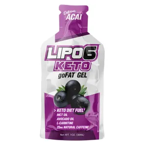 Nutrex Research Lipo6 KETO goFAT Gel 12/Box