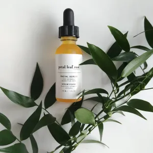 petal, leaf, root. by Just the Goods facial serum for normal/sensitive skin