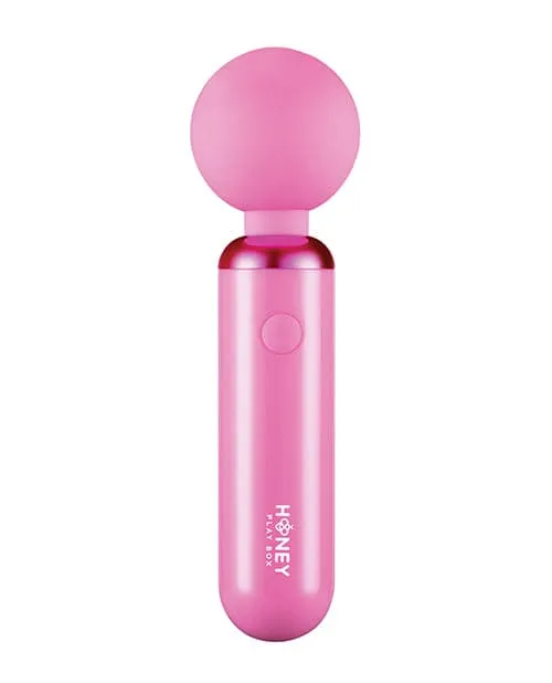 Pomi Wand Clit Tease Vibrating Wand - Pink