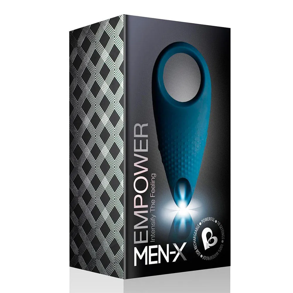 Rocks-Off Empower Men-X Vibrating Cock Ring Blue