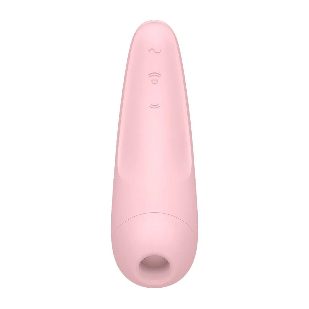 Premium Pink Satisfyer Curvy 2 Plus, App-Enabled Clitoral Massager for Optimal Pleasure