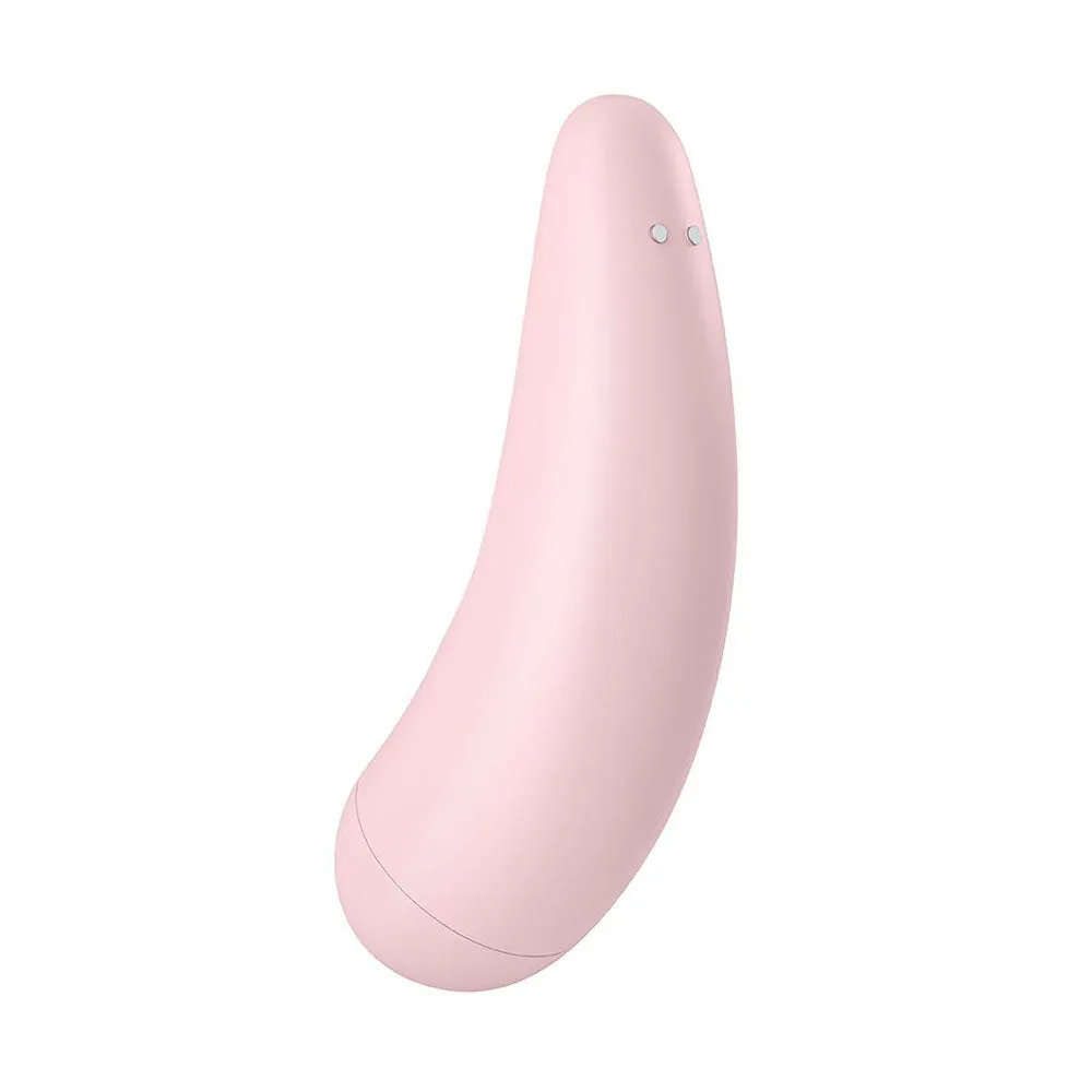 Premium Pink Satisfyer Curvy 2 Plus, App-Enabled Clitoral Massager for Optimal Pleasure