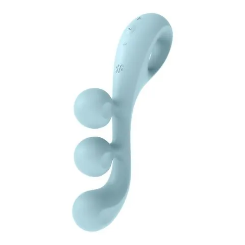 Satisfyer Tri Ball 2 Rechargeable 3-Motor Vibrator - Light Blue