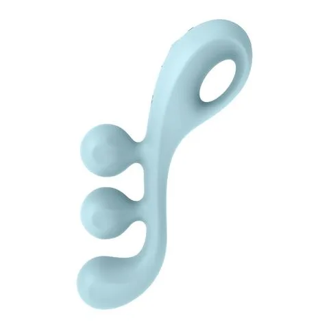 Satisfyer Tri Ball 2 Rechargeable 3-Motor Vibrator - Light Blue