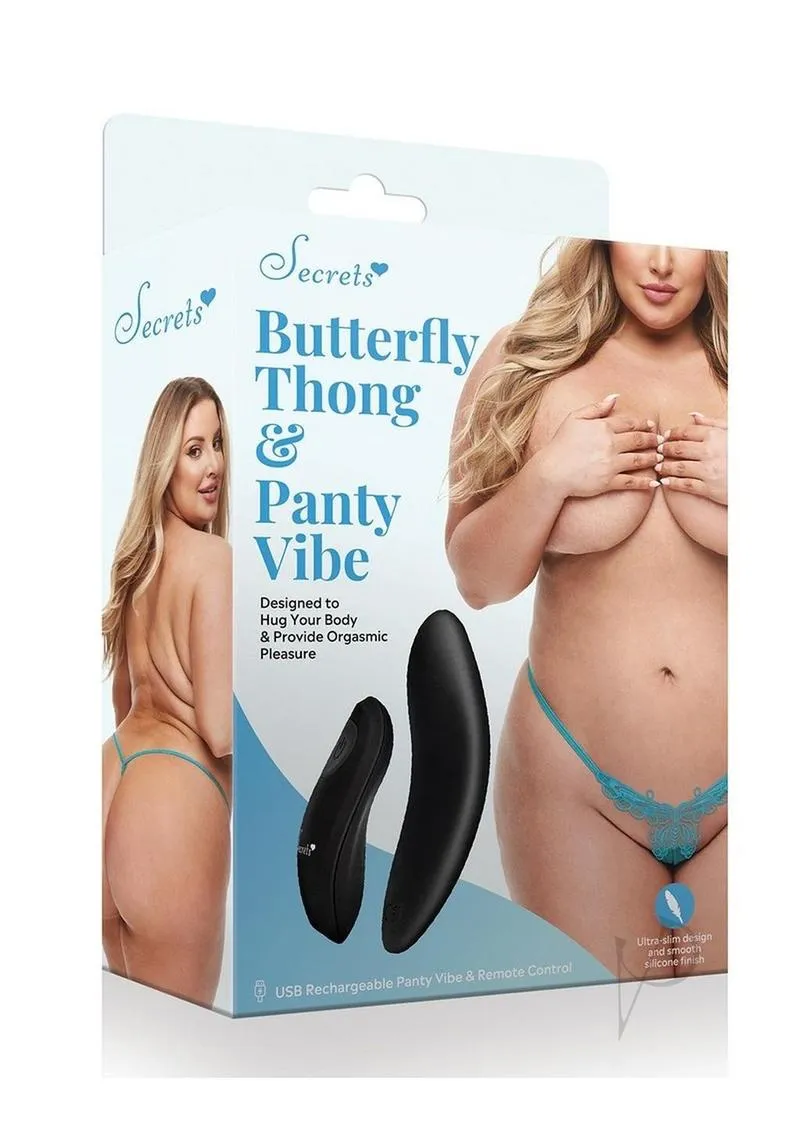 Secret Butterfly Panty Remote Q/s Tur