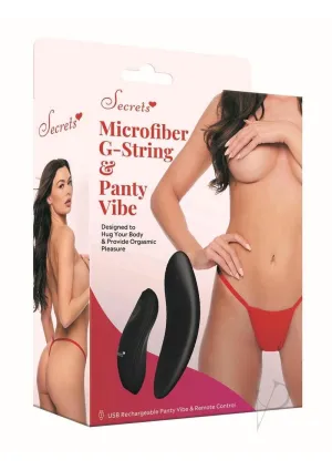 Secret Micro Gstring Panty Vibe Os Red