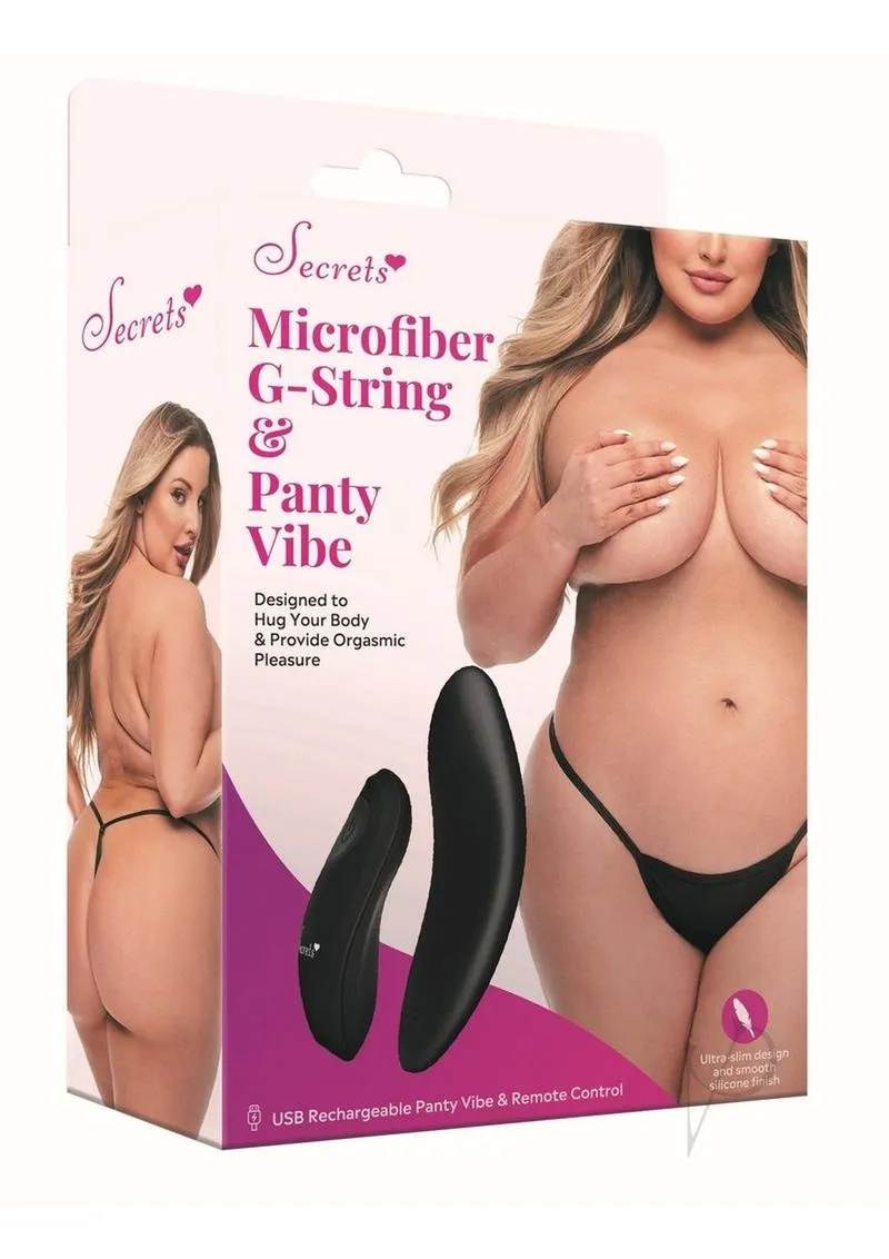 Secret Micro Gstring Panty Vibe Qn Black