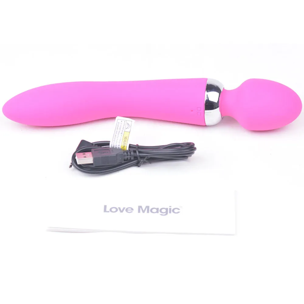 Sinful Regal 10-Speed Dual Super Strength Vibrator Wand Massager | Pink