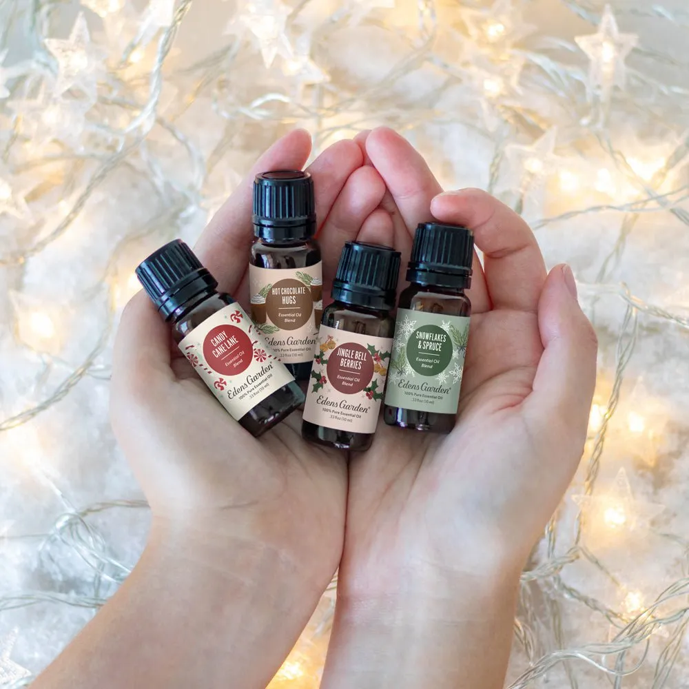 Snowflakes & Spruce Essential Oil Blend- A Bright Aromatic Frosted Treat Perfect For Spreading Holiday Cheer