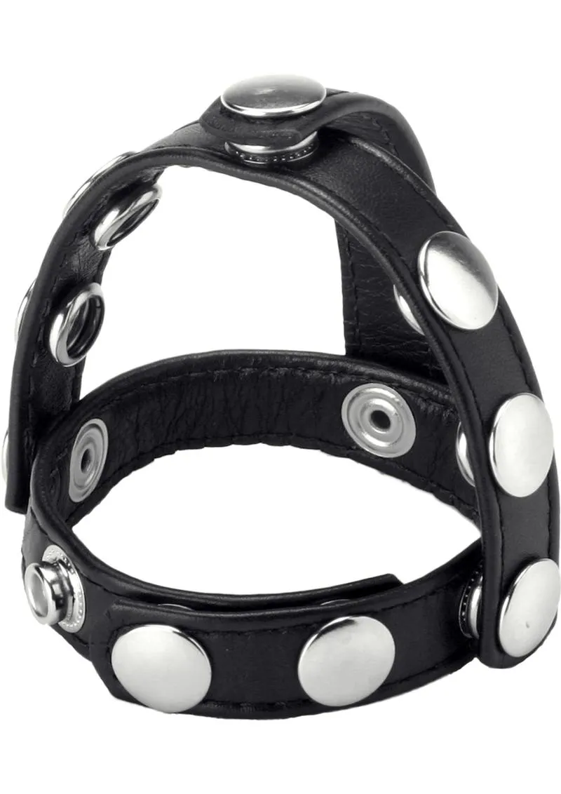 Adjustable Mens Cock and Ball Harness for Enhanced Comfort