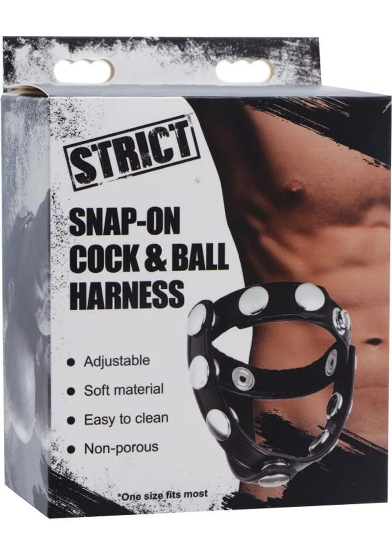 Adjustable Mens Cock and Ball Harness for Enhanced Comfort