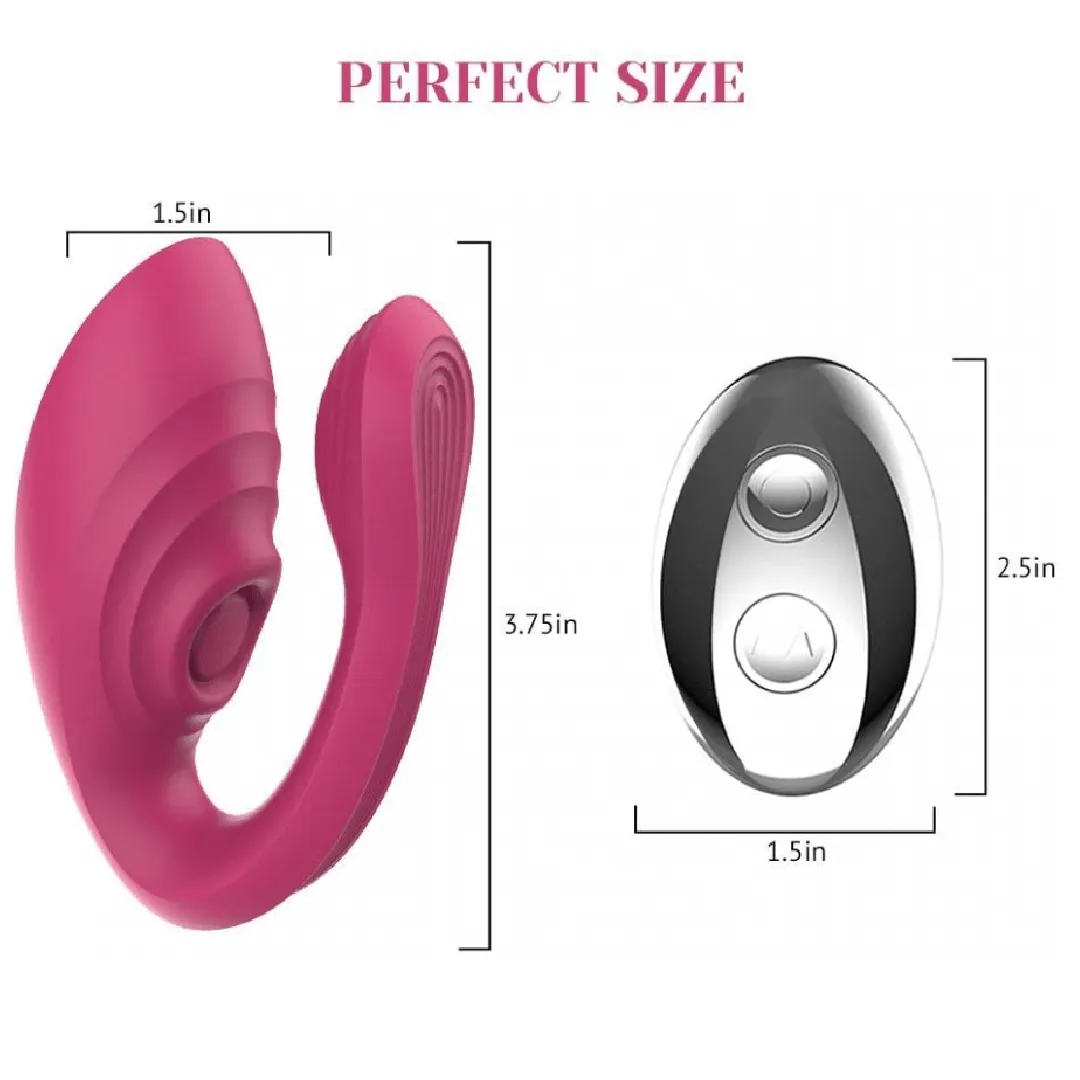 Tracy's Dog - Nina Remote Control Couple's Vibrator - Pink