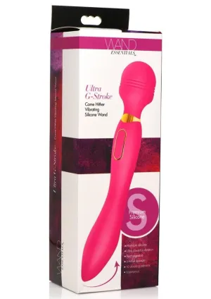 Wand Essential Ultra G-Stroke Come Hither Rechargeable Silicone Vibrating Wand