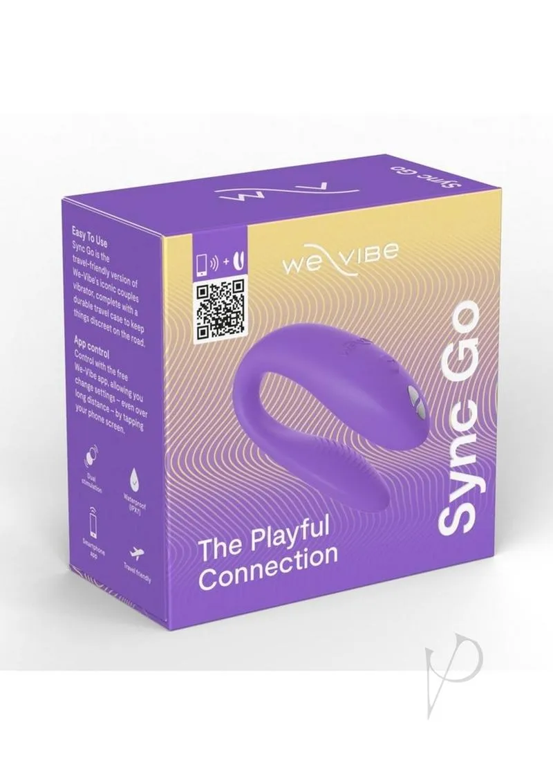 We-Vibe Sync Go App Control Rechargeable Silicone Couples Vibrator