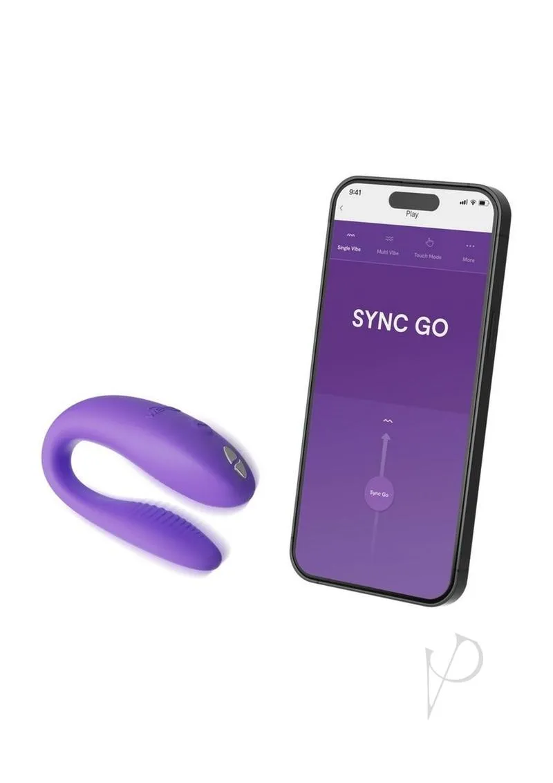 We-Vibe Sync Go App Control Rechargeable Silicone Couples Vibrator