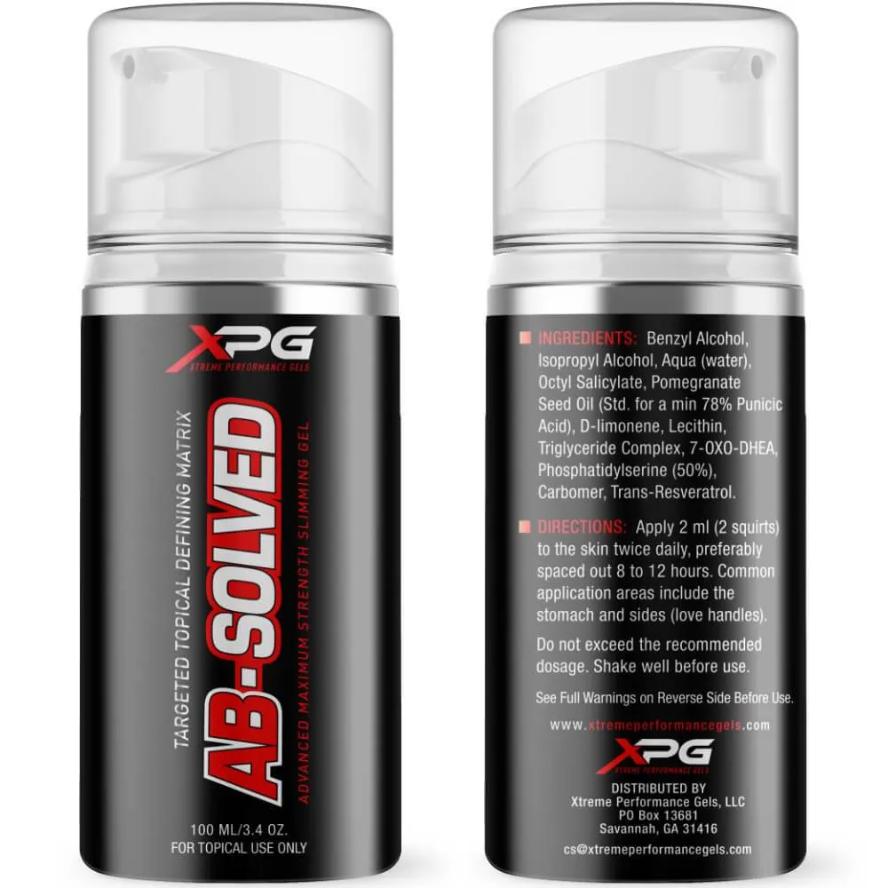 Xtreme Performance Gels Ab-Solved 100ml