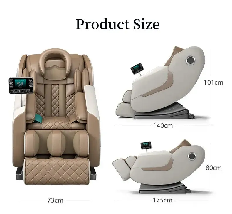 Zero Gravity PU Leather Massage Chair | Supreme Comfort | Golden Massage