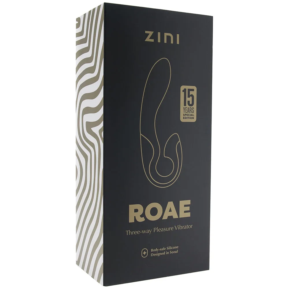 Zini Roae Three Way Pleasure Vibe in Black